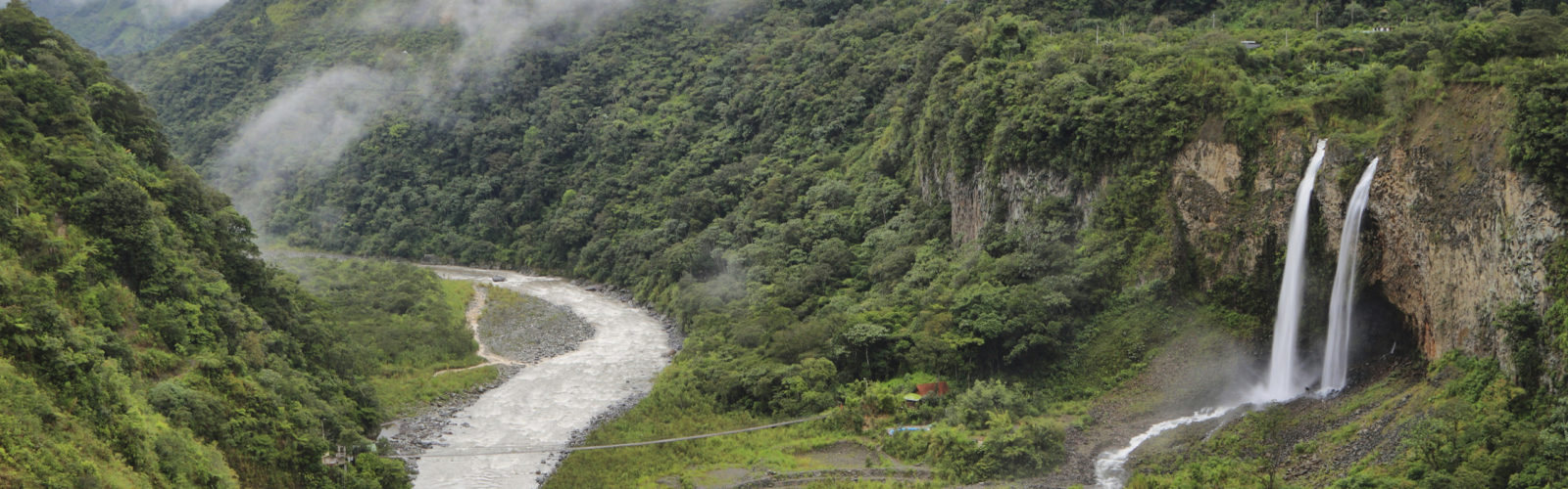 Manto de la novia (bridal veil) waterfall