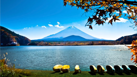 Lake Ashinoko, Hakone, Japan - Lake Ashinoko, Hakone, Japan with Mount Fuji in the distance