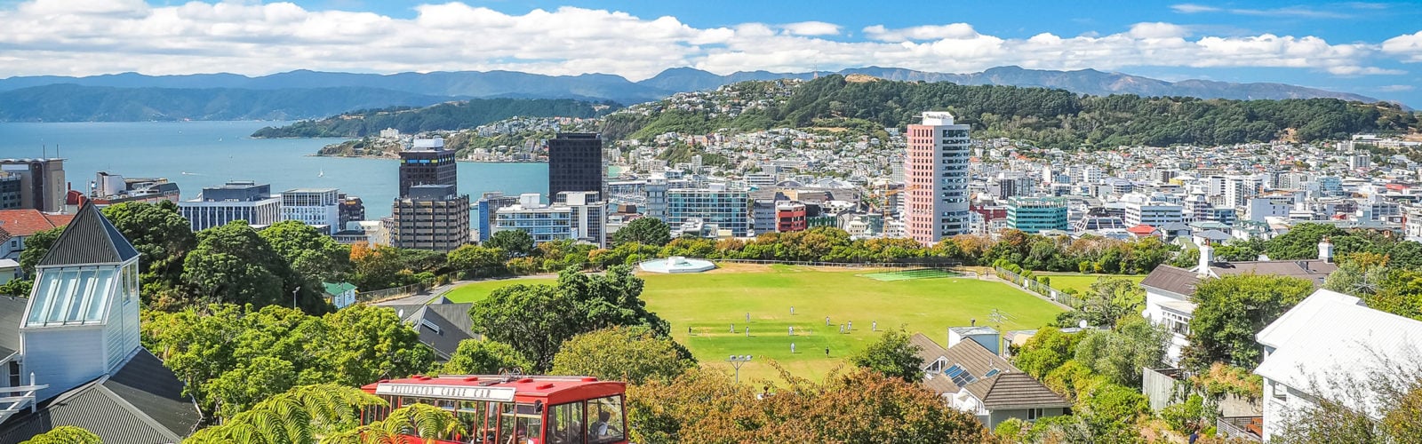 Wellington Cable Car, the landmark of New Zealand.